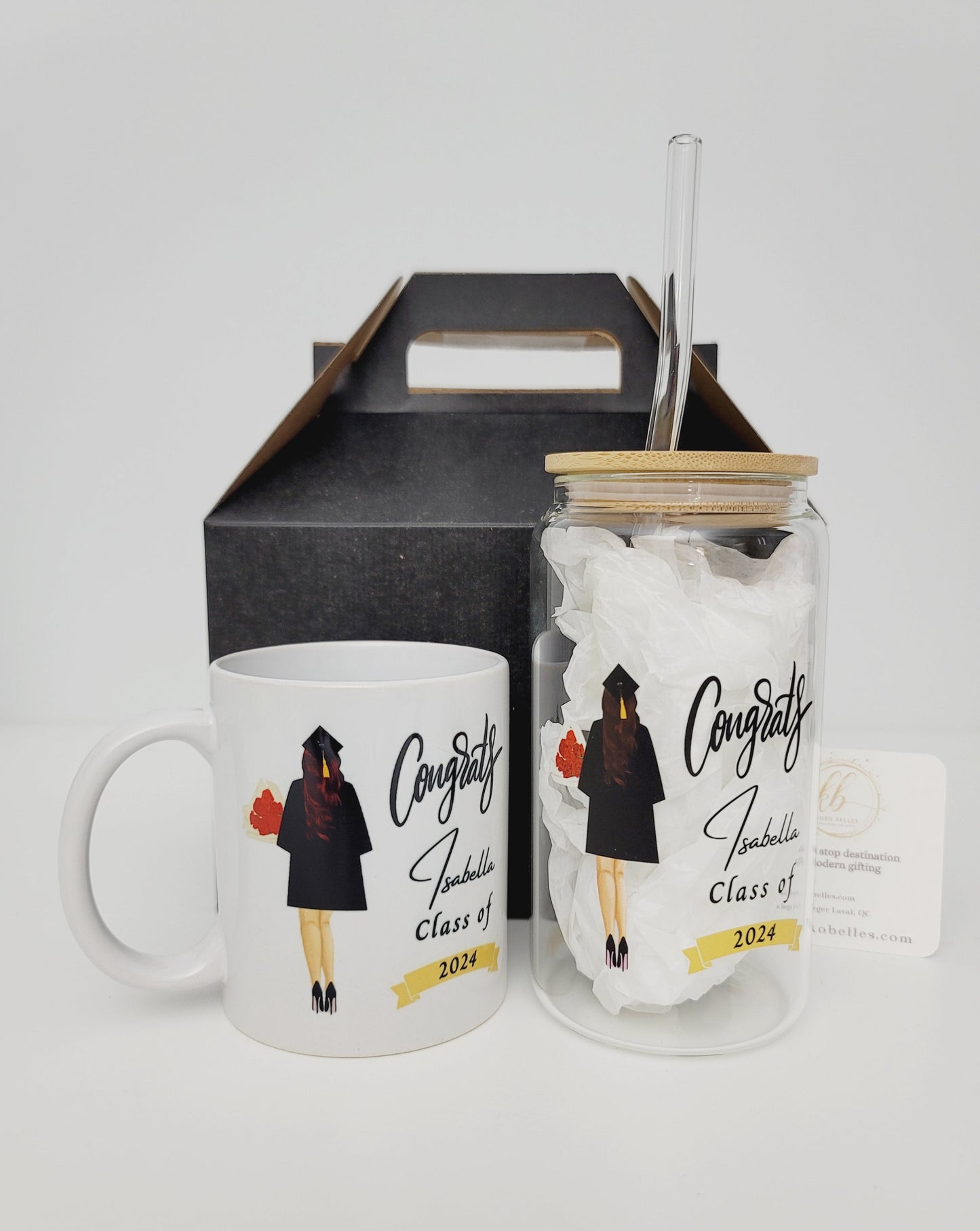 Personalized Graduation Mug & Glass Set