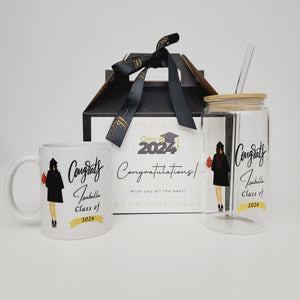 Personalized Graduation Mug & Glass Set