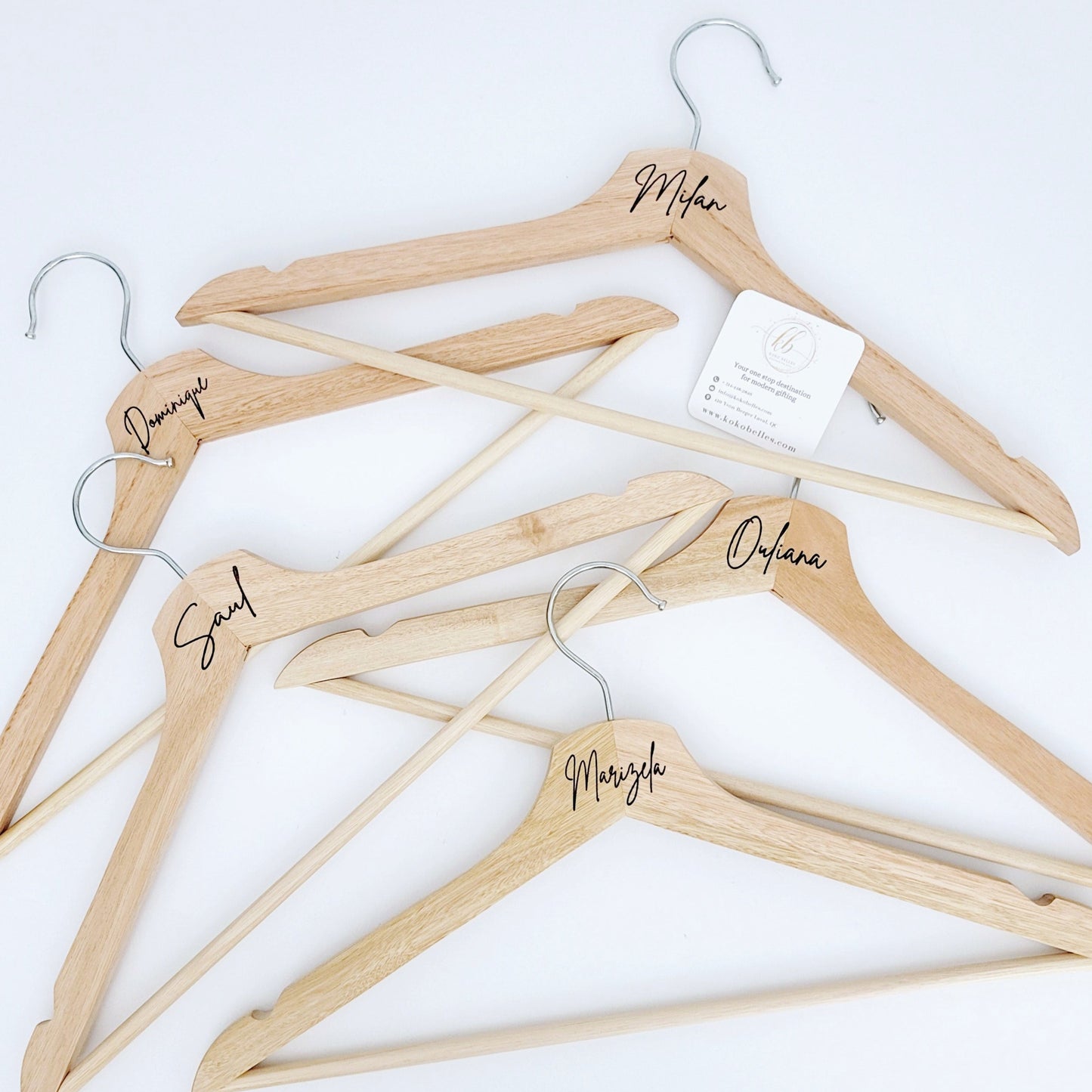 Personalized Wooden Clothes Hanger