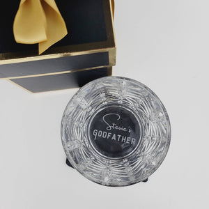 Custom Godfather Whiskey Glass
