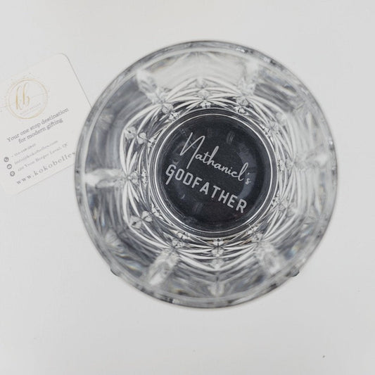 Custom Godfather Whiskey Glass