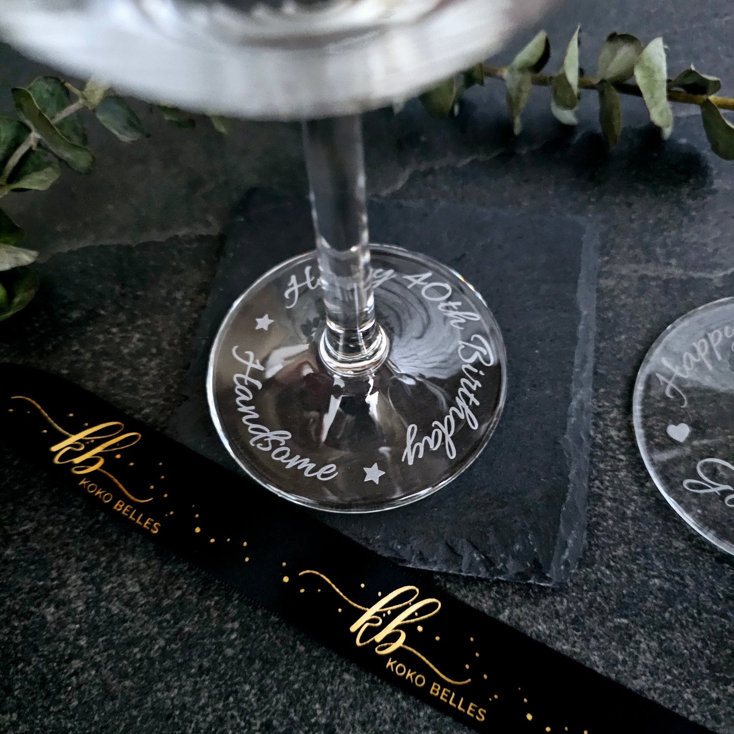 Dual-Engraved Personalized Wine Glass