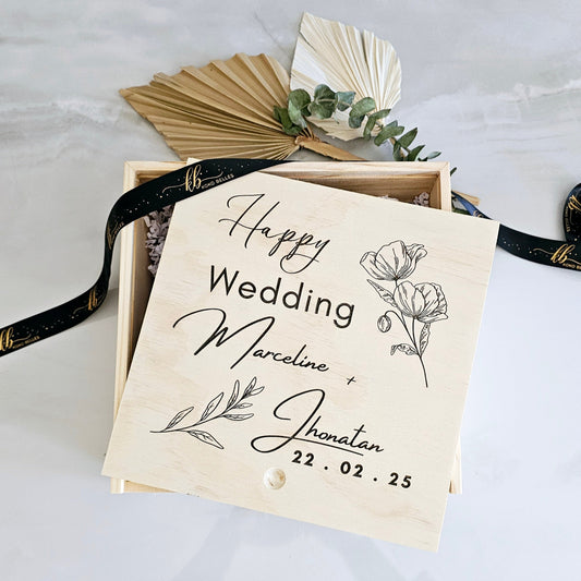 Personalized Wooden Keepsake Box perfect for storing memories