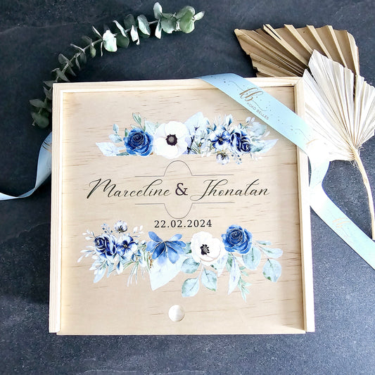 Personalized UV PRINTED Wooden Memory box
