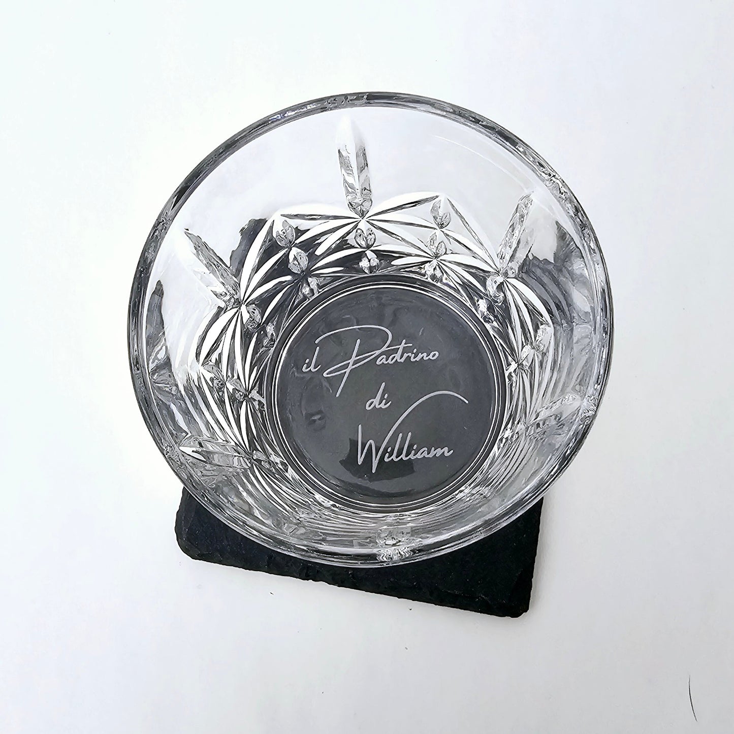 Custom Godfather Whiskey Glass