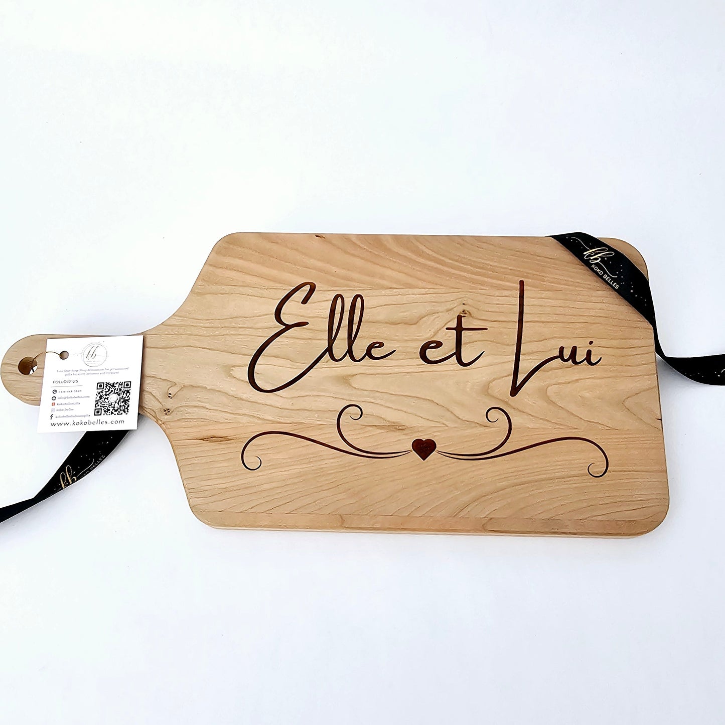 Engraved cutting board designs on cherry  wood.