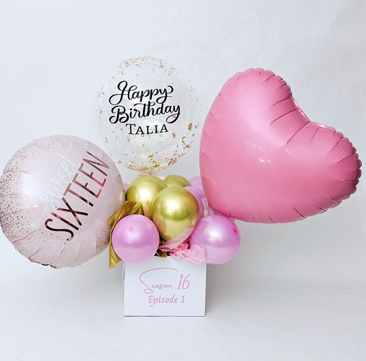 Sweet Sixteen Birthday Balloon Bouquet