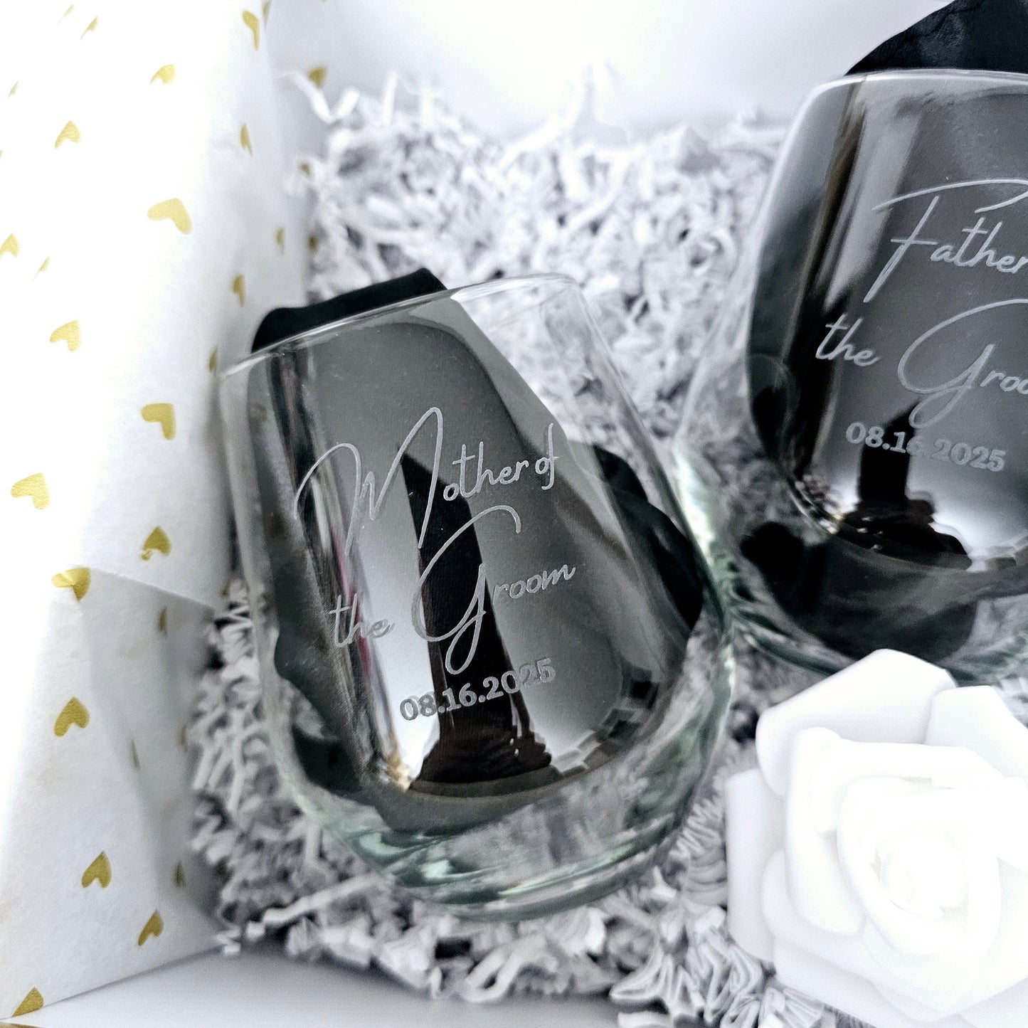 Custom Wine and Whiskey Glasses