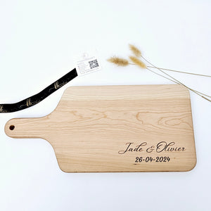 Engraved Names Date Simple DESIGN Cutting Board