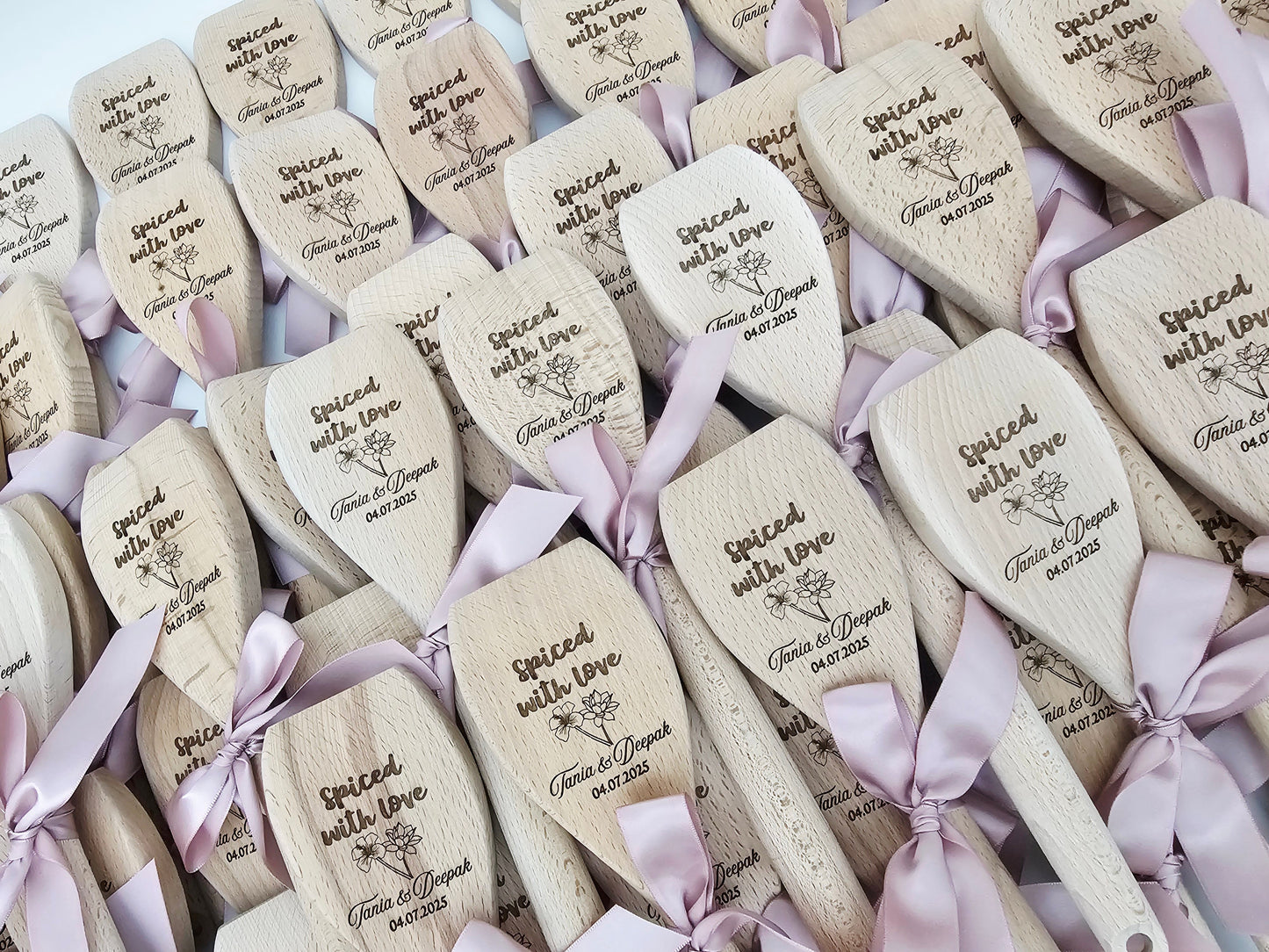 Personalized Bridal Shower Wooden Spoon