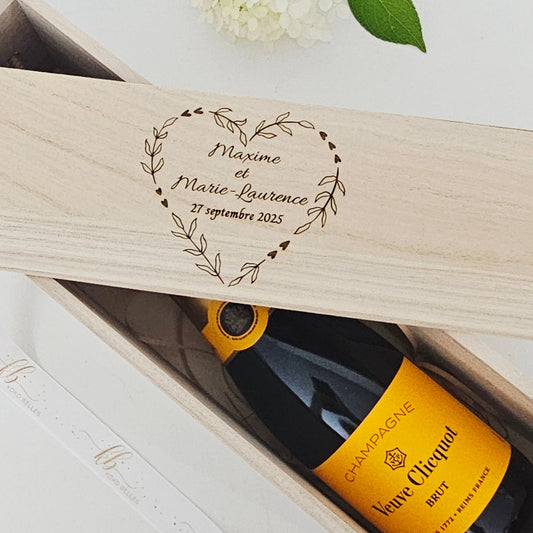 Personalized Wooden wine box