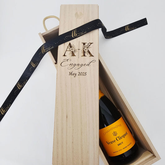 Personalized Wooden wine box