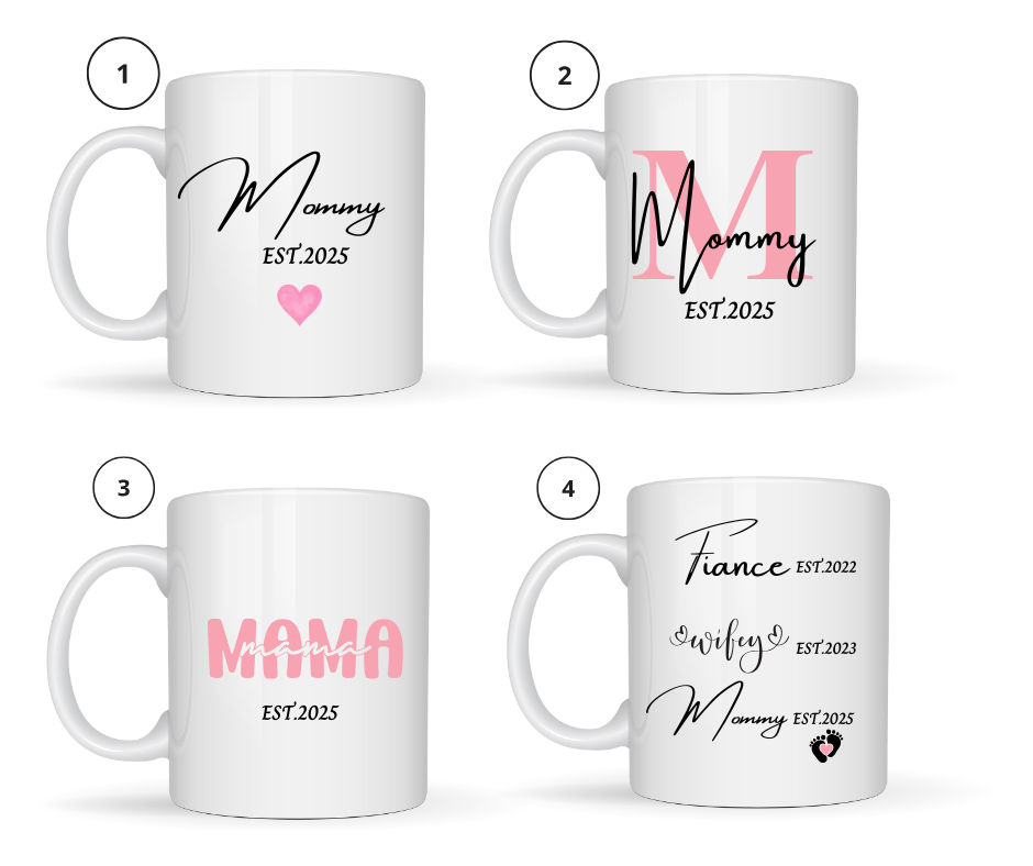Mom Est. 2025 – Personalized First Mother's Day Mug