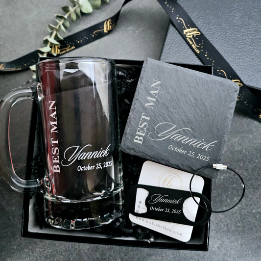 Personalized Beer Glass Gift Set