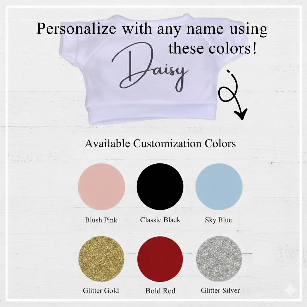 Custom Name Plush Bunny Baby Gift Set