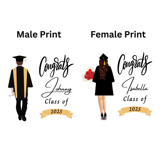 Bear with personalized cap and can-shaped glass