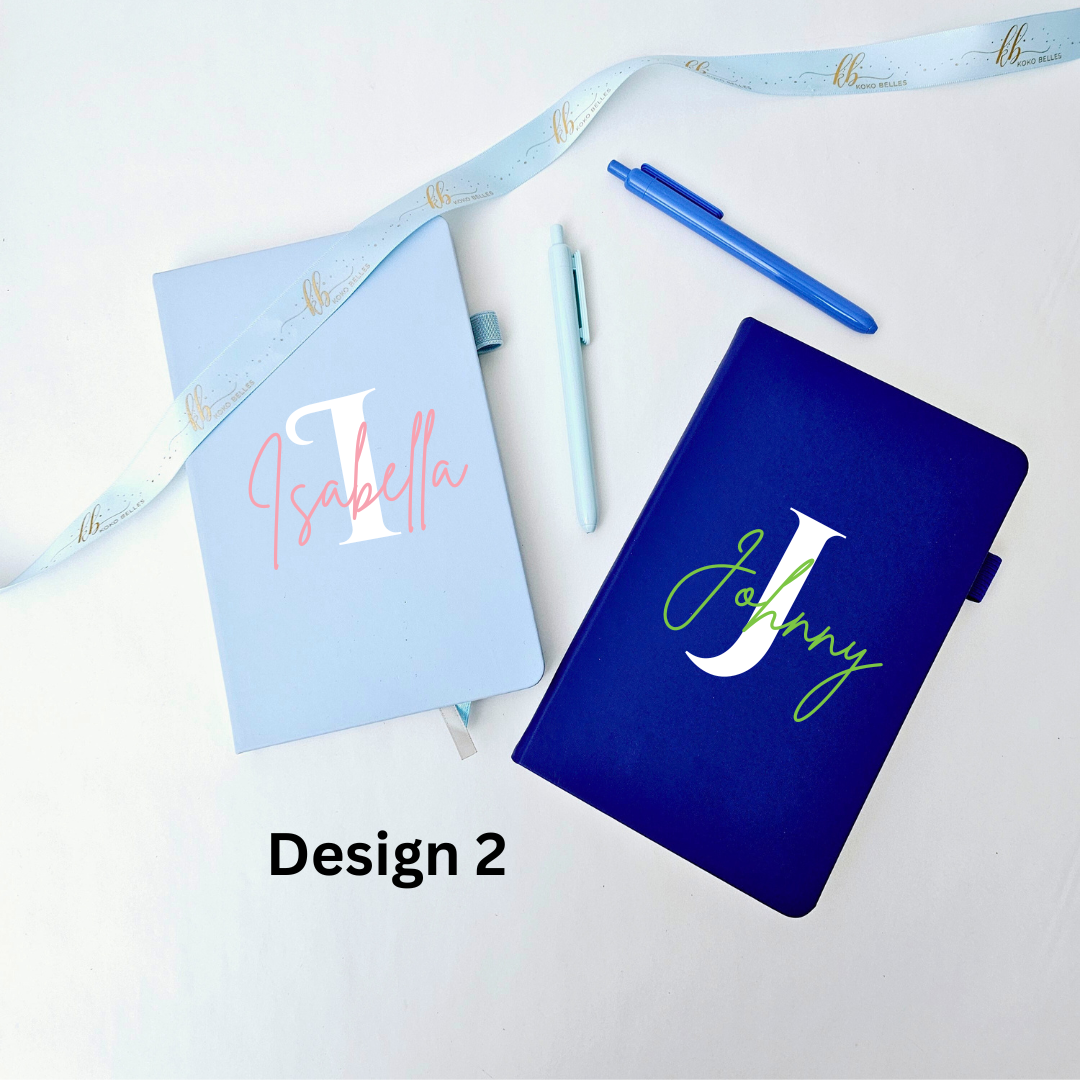 Personalized Journal & Can-Shaped Drinking Glass Set