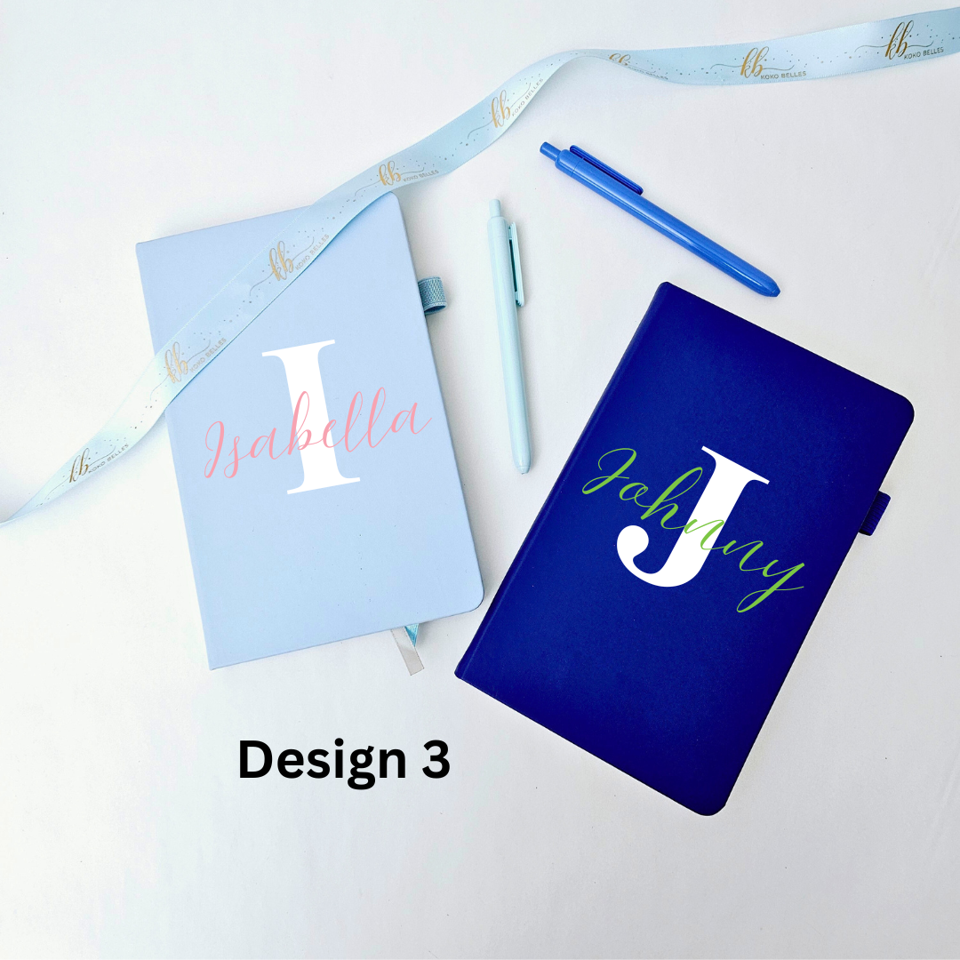 Personalized Journal & Can-Shaped Drinking Glass Set