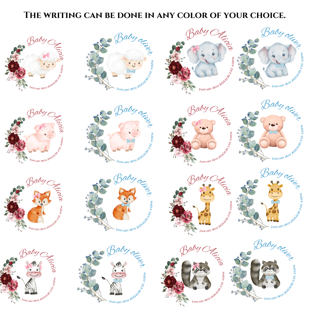 Personalized Baby's First Keepsake Wooden Box