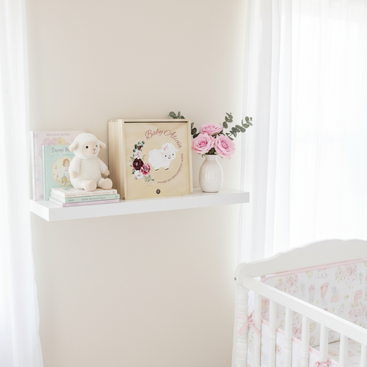 Personalized Baby's First Keepsake Wooden Box
