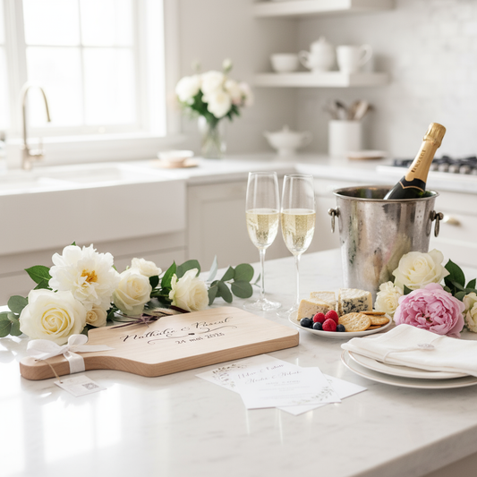 Personalized Cutting Board Wedding Gift