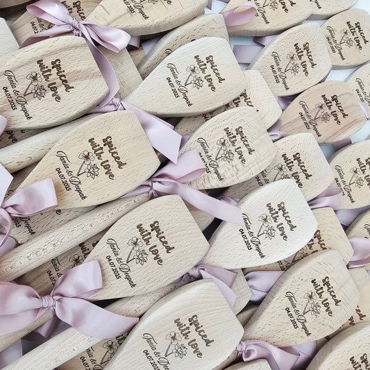 Custom Laser Engraved Wooden Spoon