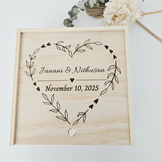 Personalized Wooden Keepsake box