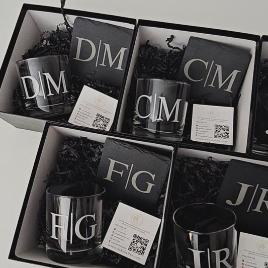 Classic Whiskey & Slate Set