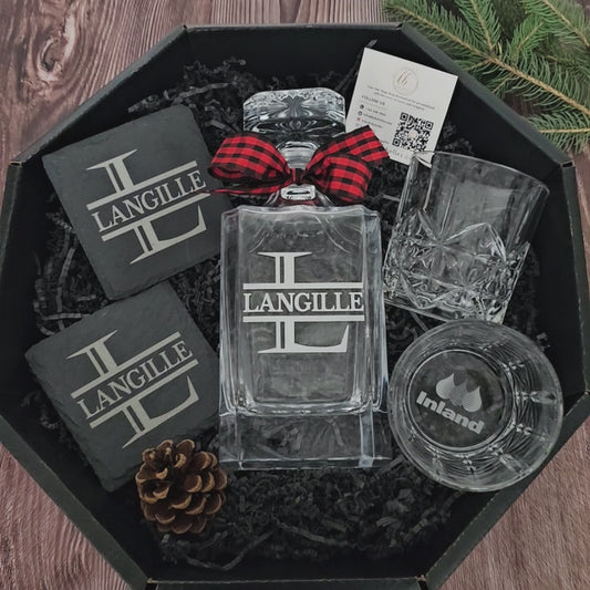 Whiskey Decanter Gift Set