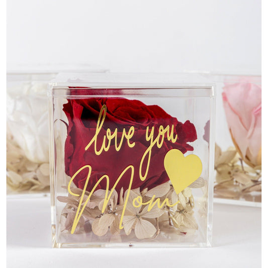 Eternal Rose in Acrylic Box