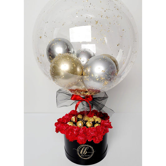 Carnation Flowers & Ferrero Rocher