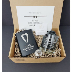 Will You Be My Groomsman? Kraft Box