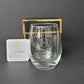 Vintage ''Aged to Perfection'' Stemless Wine Glass