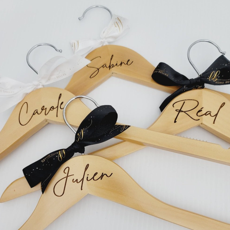 Personalized Wooden Clothes Hanger