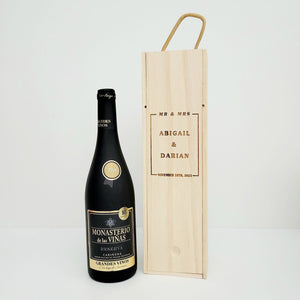 Wooden wine box