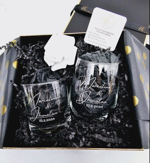 Custom Wine and Whiskey Glasses