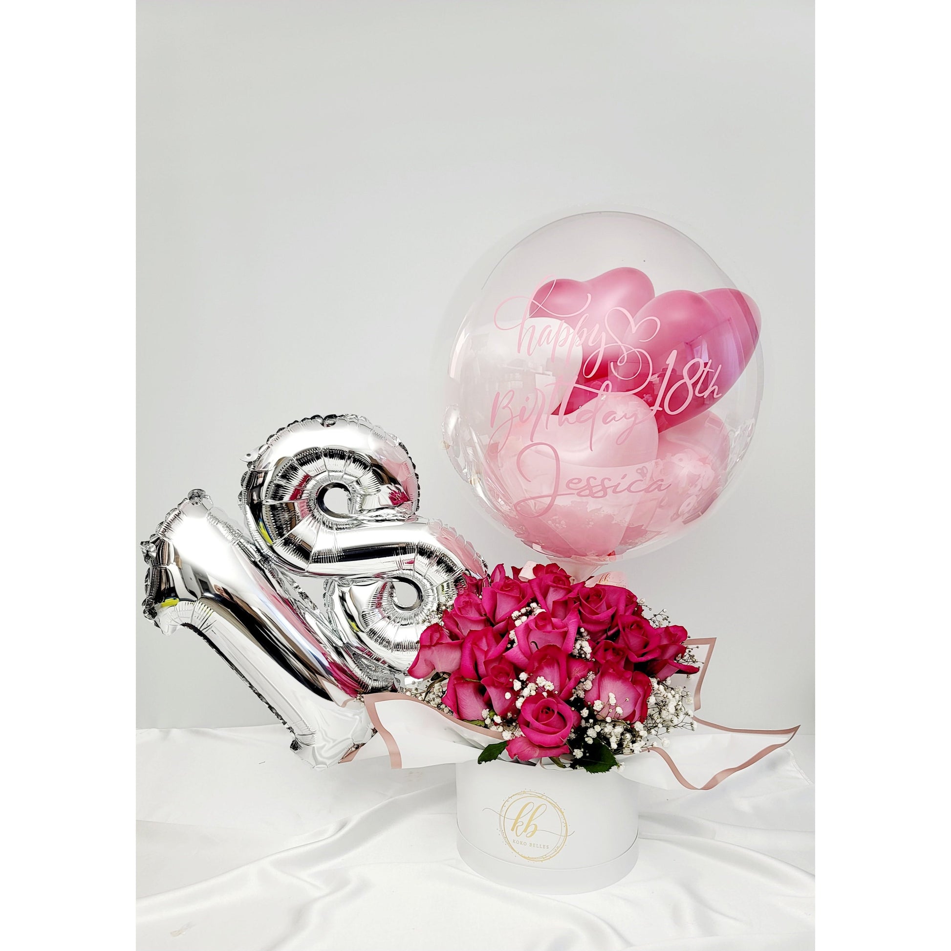 Milestone Birthday Flower Gift Box