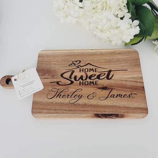 Engraved Cutting Board Home Sweet Home