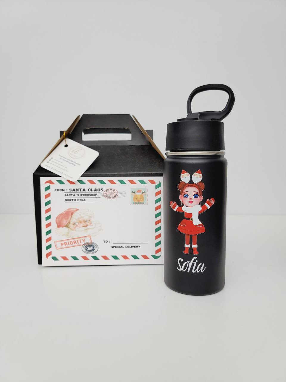 Christmas Water Bottle