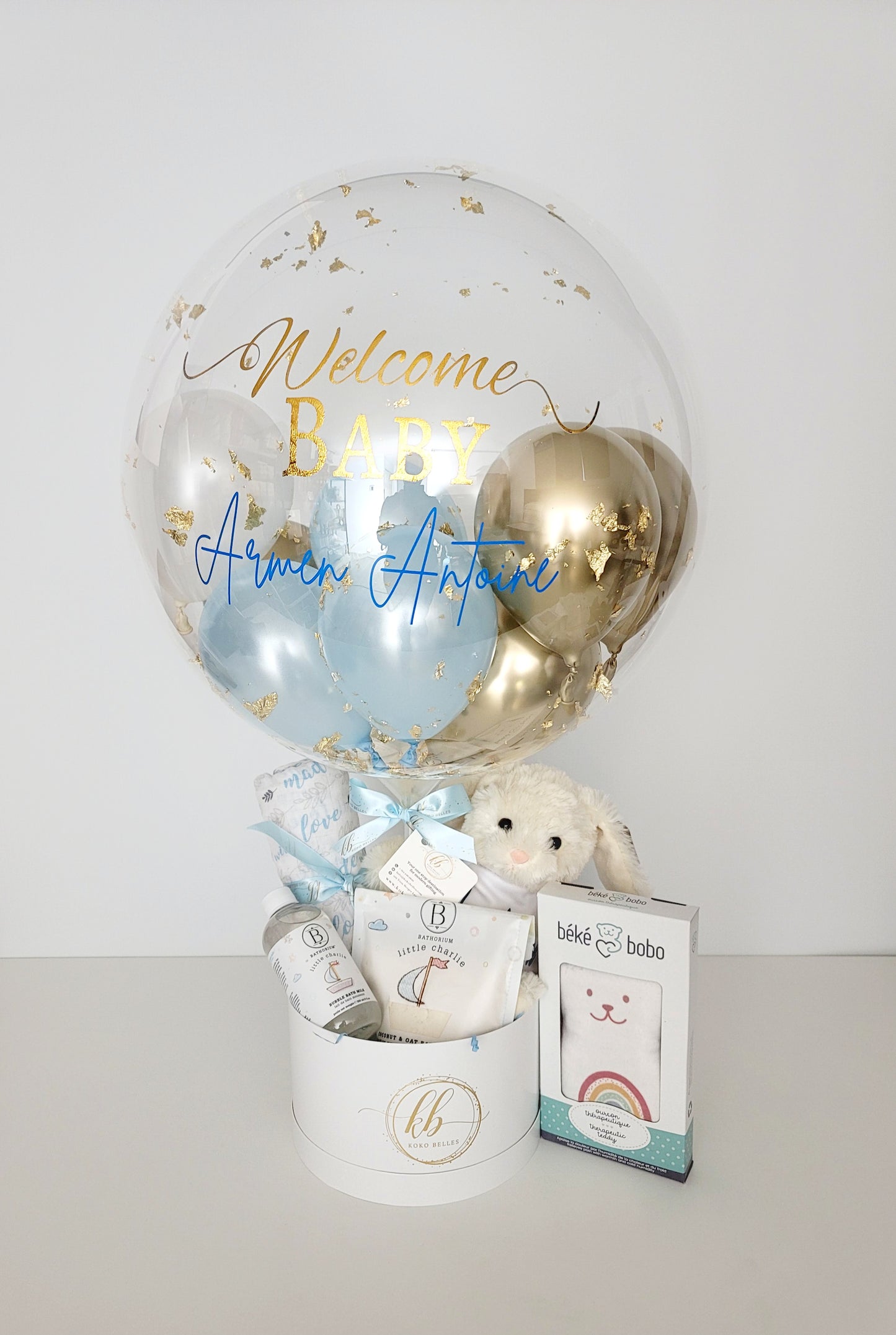 Hot air balloon Newborn Baby Gift Set