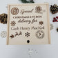 Personalized Christmas Eve Wood Box_ Laser Engraved