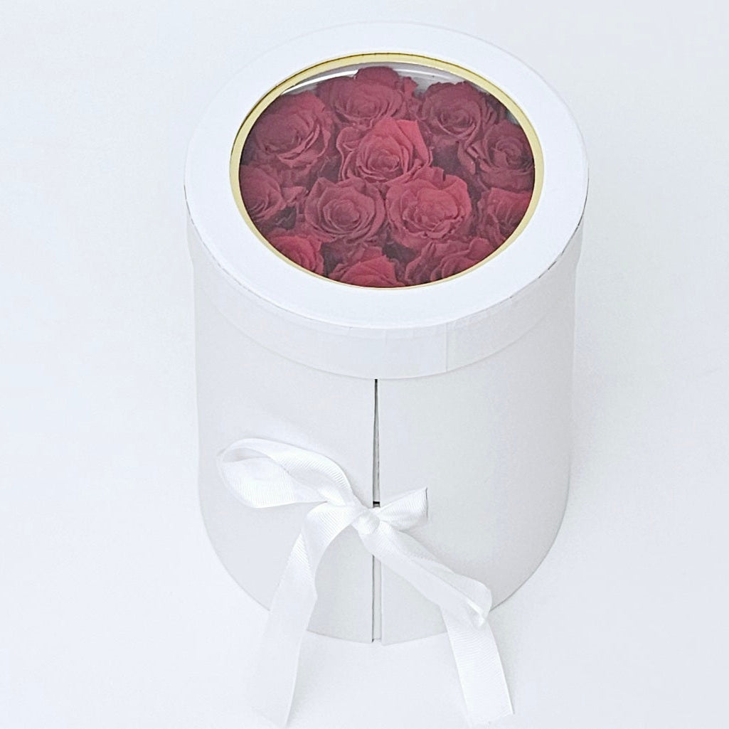 Luxury Round two-drawer Roses and Ferrero Rocher Gift Box