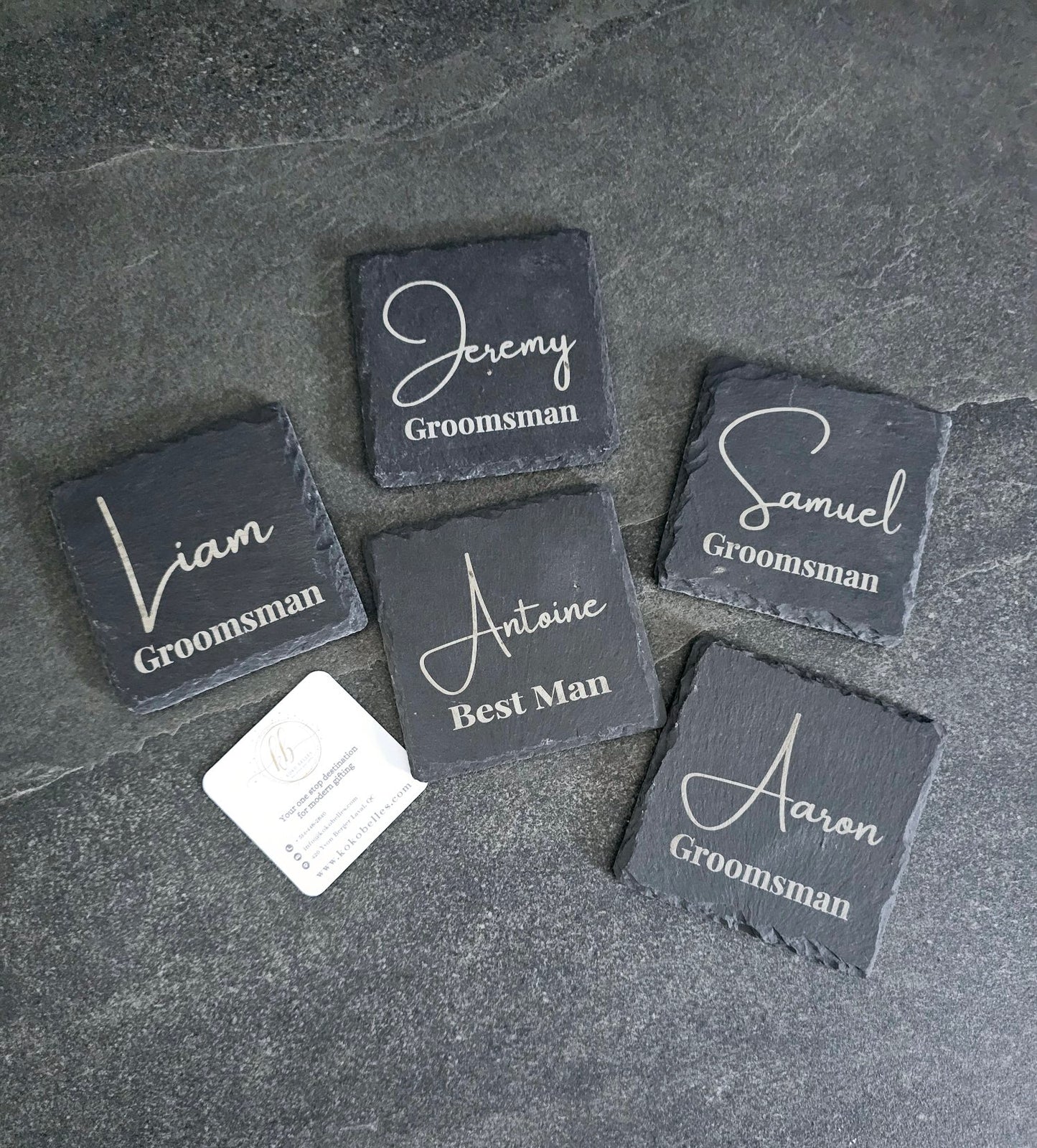 Classic Whiskey & Slate Set