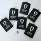 The Gentleman’s Trio – Personalized Whiskey Glass, Hip Flask & Slate Coaster