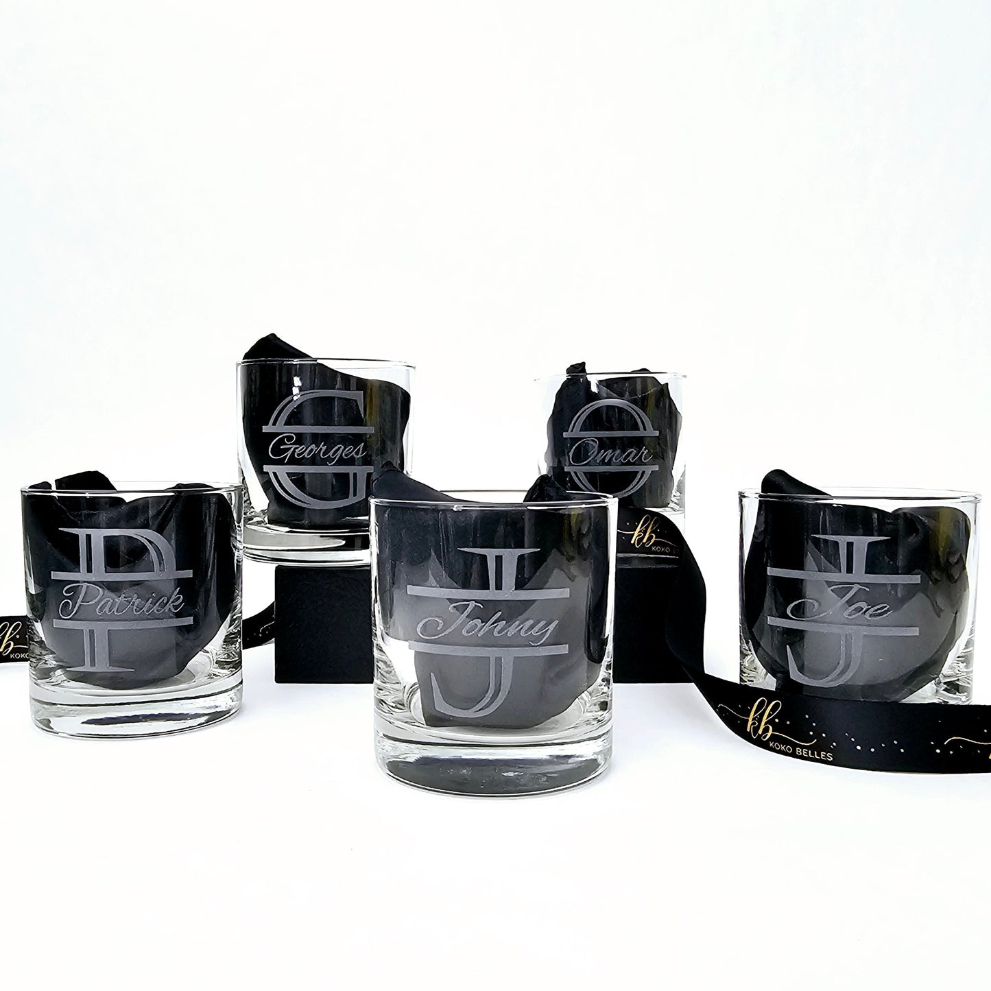 The Gentleman’s Trio – Personalized Whiskey Glass, Hip Flask & Slate Coaster