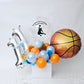 Basketball themed balloon bouquet