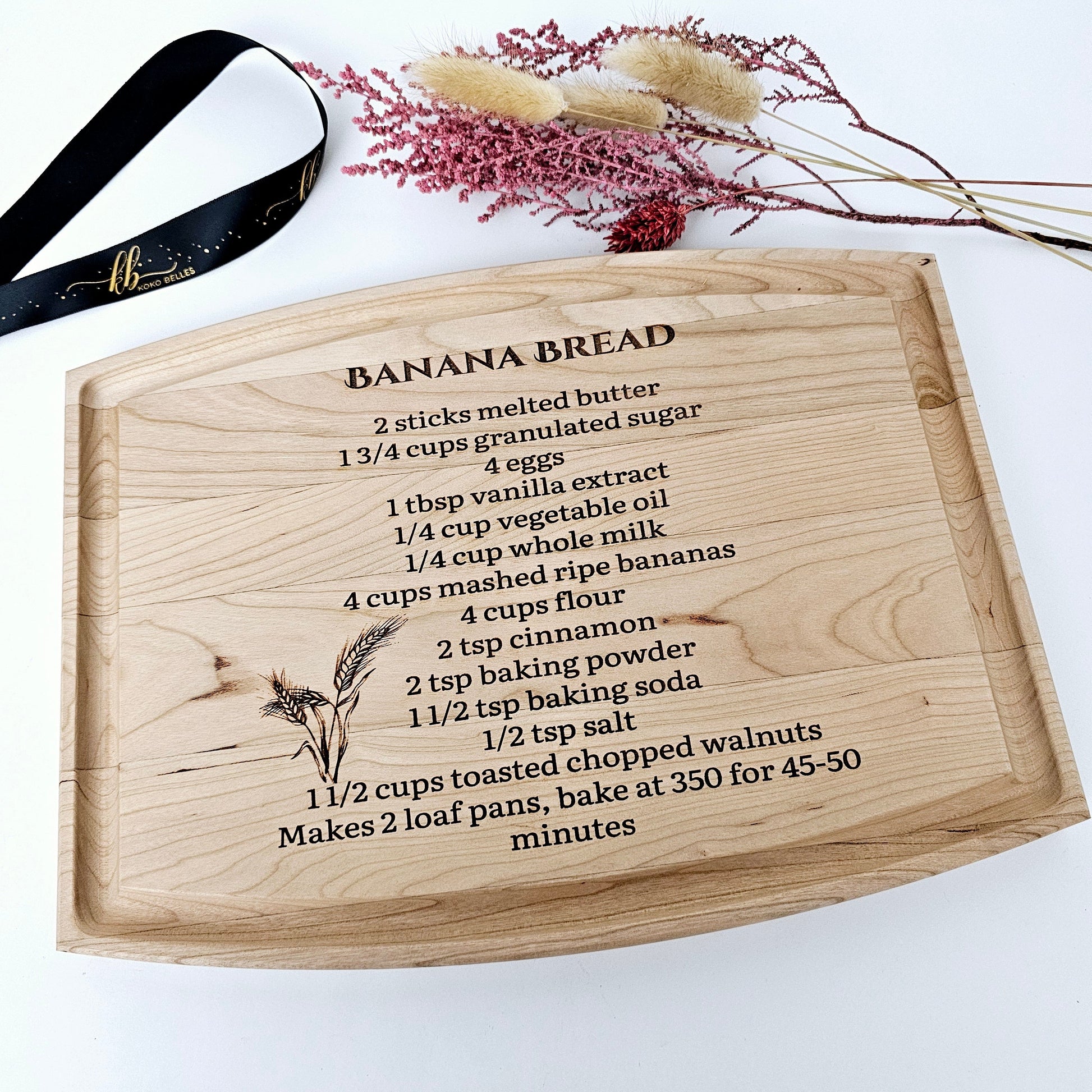 Personalized Recipe Keepsake Board