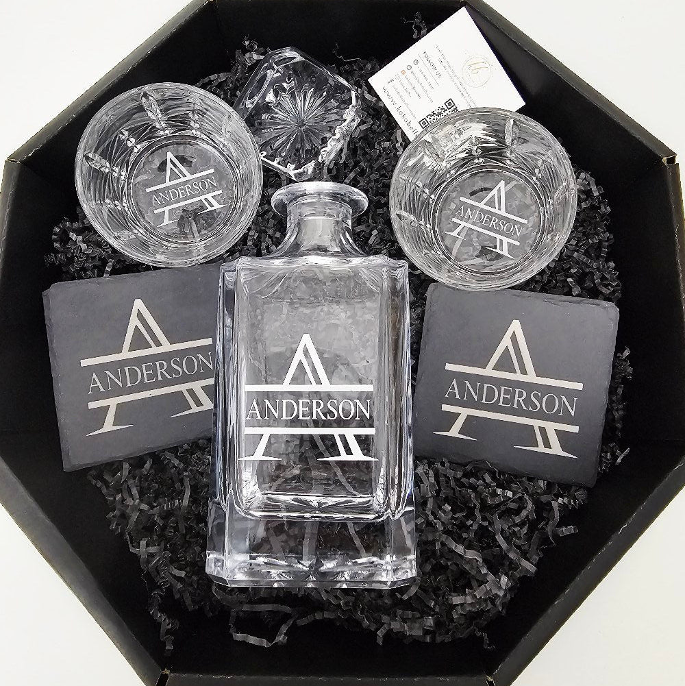 Whiskey Decanter Gift Set