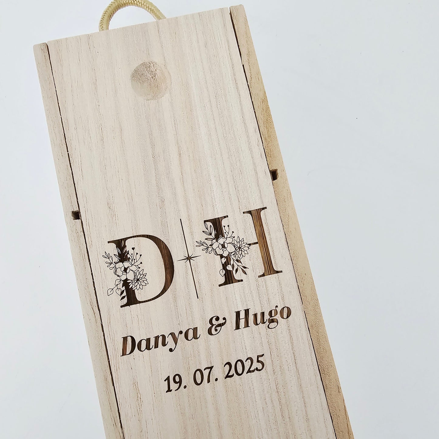 Personalized Wooden wine box