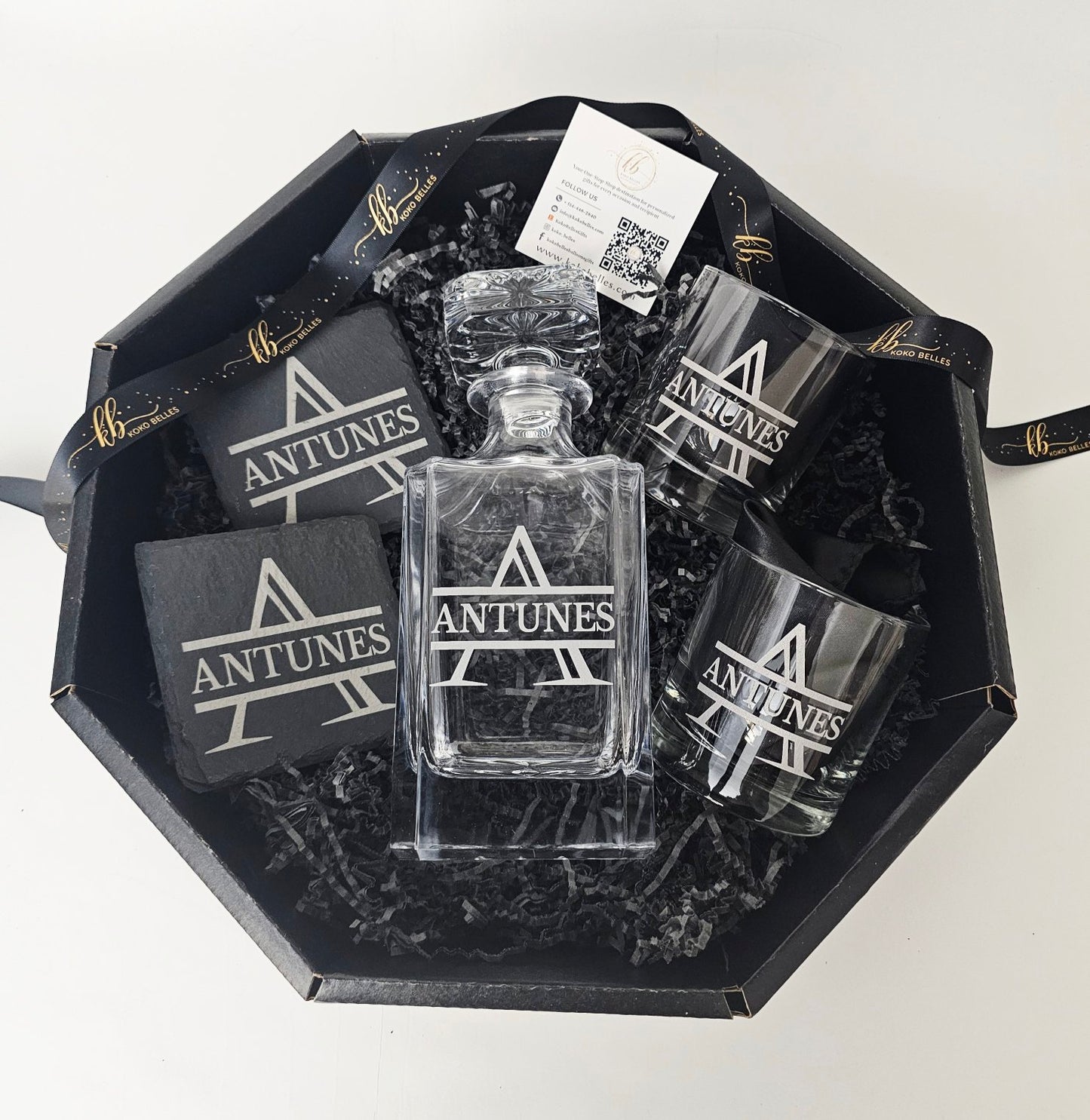 Whiskey Decanter Gift Set